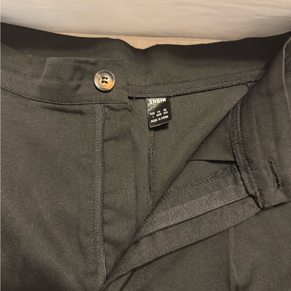SHEIN Classic Black Trouser Shorts
